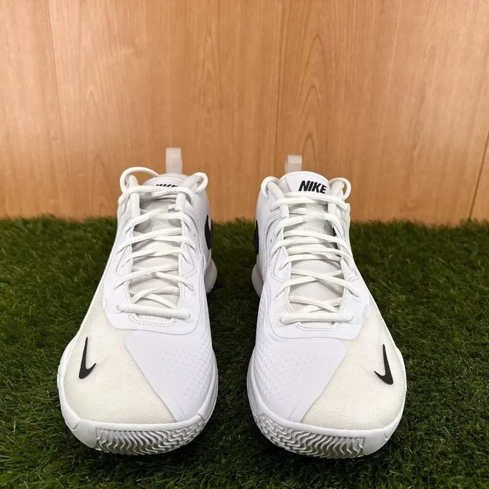 Nike HyperSet 2 White Black Volleyball Shoes FQ7070-101 Men's Size 11.5